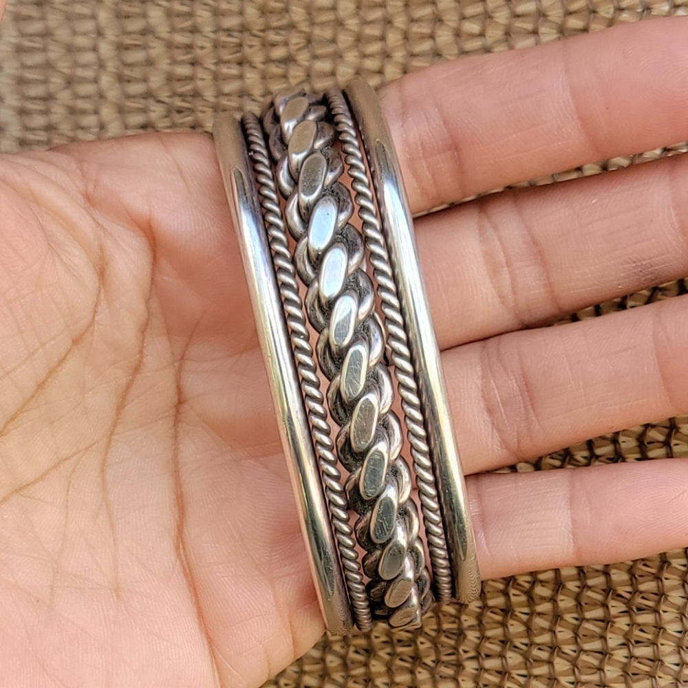 Amazing Solid 925 Sterling Silver Native American… - image 3